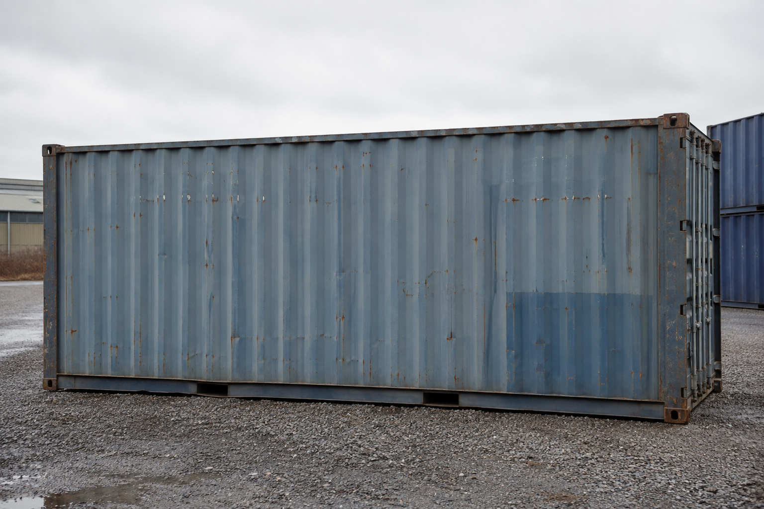 Brugt 20 fods container på nordisk grusplads